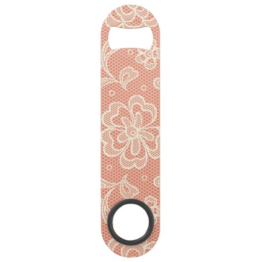 Laspatroon, bloem 4 speed flessenopener (Achterkant)