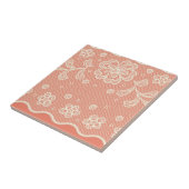 Laspatroon, bloem 4 tegeltje (Zijkant)