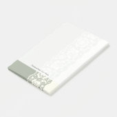 Laspatroon, bloem  5 post-it® notes (Schuin)