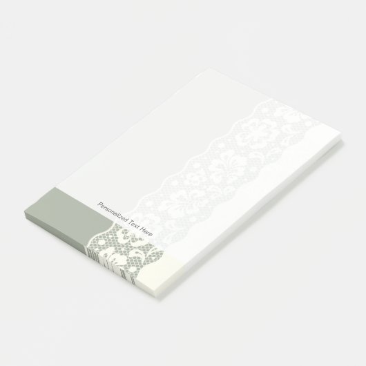 Laspatroon, bloem  5 post-it® notes (Schuin)