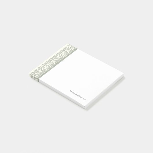 Laspatroon, bloem 5 post-it® notes (Schuin)