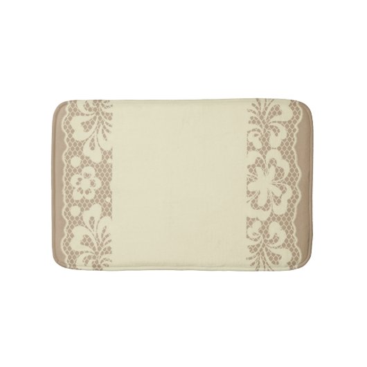 Laspatroon, bloem  7 badmat (Voorkant)