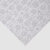 Laspatroon, bloem vintage 1 tissuepapier (Detail)