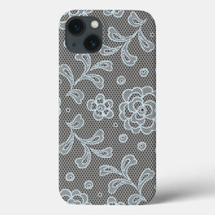 Laspatroon, bloem vintage 6 iPhone 13 hoesje