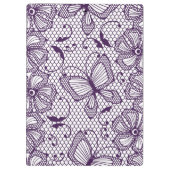 Laspatroon met vlinders klembord (Achterkant)