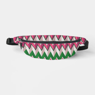 “L'aspect accordéon coloré” Pochette banane à impr