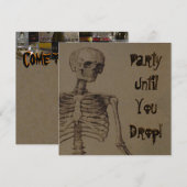 L'Aspect des Cartes d'Invitation de Mode (Devant / Derrière)