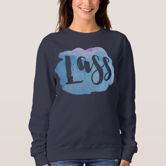 Lass, Scottish, Newcastle Sweatshirt dialecte (Devant)