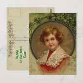 Lass St. Patrick's Day Briefkaart (Voorkant / Achterkant)