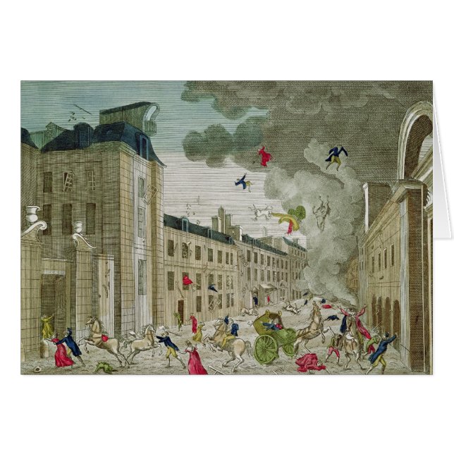 L'assassinat essayé de Napoleon Bonaparte (Devant horizontal)