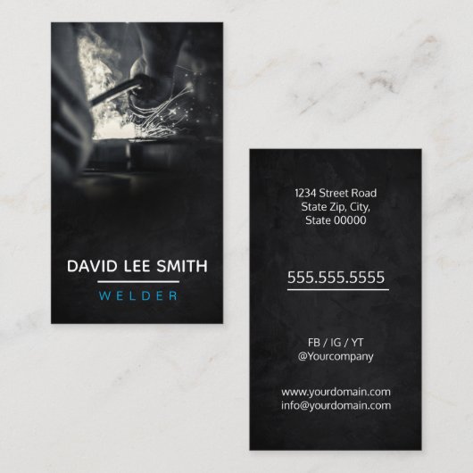 Lassen/lassen Visitekaartje (Voorkant / Achterkant)