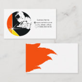 Lassen met lasmachine in visitekaartje (Voorkant / Achterkant)