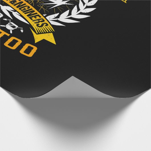 Lassen omdat ingenieurs ook helden nodig hebben | cadeaupapier (Hoek)