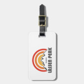 Lassen Peak Bagagelabel (Voorkant verticaal)