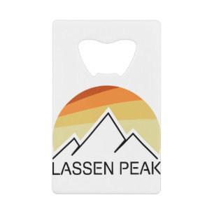 Lassen Peak California Retro Kredietkaart Flessenopener
