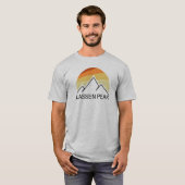 Lassen Peak California Retro T-shirt (Voorkant volledig)