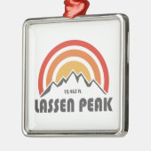 Lassen Peak Metalen Ornament (Links)