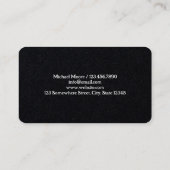 Lassen Premium aangepaste QR-code Visitekaartje (Achterkant)
