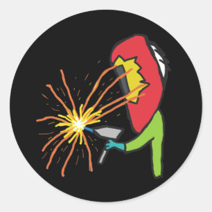 Lassen Ronde Sticker