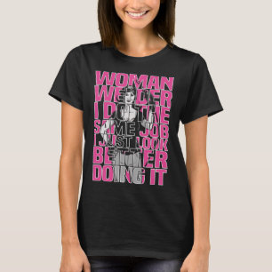 Lassen van metalen Vrouwen voor lassen T-shirt