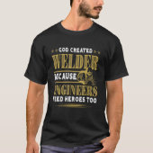 Lassen van smeltmachines t-shirt (Voorkant)