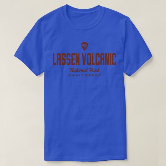 Lassen Volcanic National Park 1916 Arrowhead Brown T-shirt (Design voorkant)