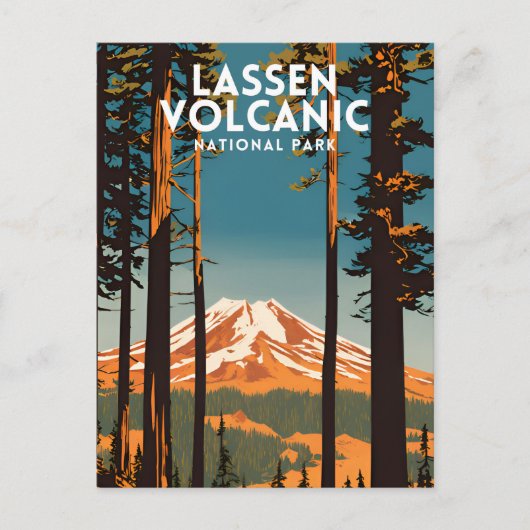 Lassen Volcanic National Park  Briefkaart (Voorkant)