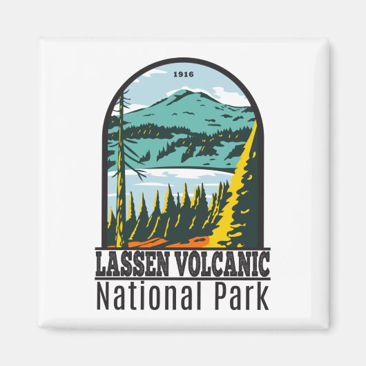 Lassen Volcanic National Park California  Magneet (Voorkant)