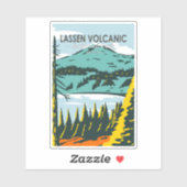 Lassen Volcanic National Park California Sticker (Vel)