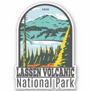 Lassen Volcanic National Park California Sticker