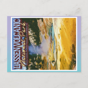 LASSEN VOLCANIC NATIONAL PARK - CALIFORNIA US BRIEFKAART