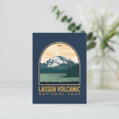Lassen Volcanic National Park Emblem Briefkaart (Staand voorkant)
