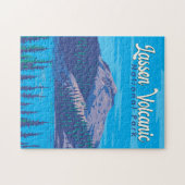 Lassen Volcanic National Park Illustratie Reizen Legpuzzel (Horizontaal)