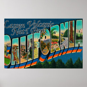 Lassen Volcanic Nat'l Park, CA Poster