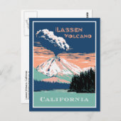 Lassen Volcano California Briefkaart (Voorkant / Achterkant)