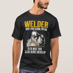 Lassen voor mannen en staalmigtig t-shirt