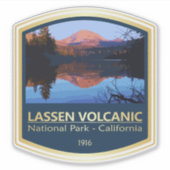 Lassen Vulkanisch NP (PF1) Sticker (Voorkant)