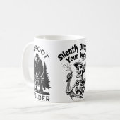 Lassenbeker Zwijgend Uw Lassen Oordelen Koffiemok (Voorkant links)