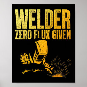 Lassenkunst voor mannen vrouwen Mig_tig lasmetaal Poster