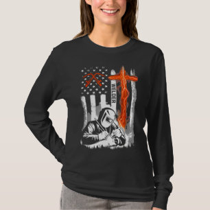 Lasser Amerikaanse Vlag Usa Patriotisch Lasser Ca T-shirt