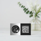 Lasser Custom QR Visitekaartje (Staand voorkant)