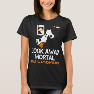 Lasser Geschenken Kijk Weg Sterfelijk Wezen Ik Wer T-shirt