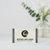 Lasser | Grunge | Diamantstaal Visitekaartje (Staand voorkant)