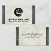 Lasser | Grunge | Diamantstaal Visitekaartje (Voorkant / Achterkant)