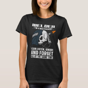 Lasser Ik ben een Multitasker Lassen Carrière Lass T-shirt