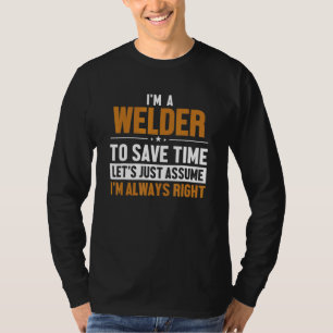 Lasser Laten we aannemen dat ik gelijk heb Mig Rig T-shirt