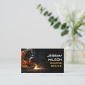 Lasser Metaal Lassen Service Fabricage Staalwerk Visitekaartje (Staand voorkant)