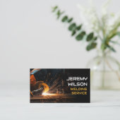 Lasser Metaal Lassen Service Fabricage Staalwerk Visitekaartje (Staand voorkant)