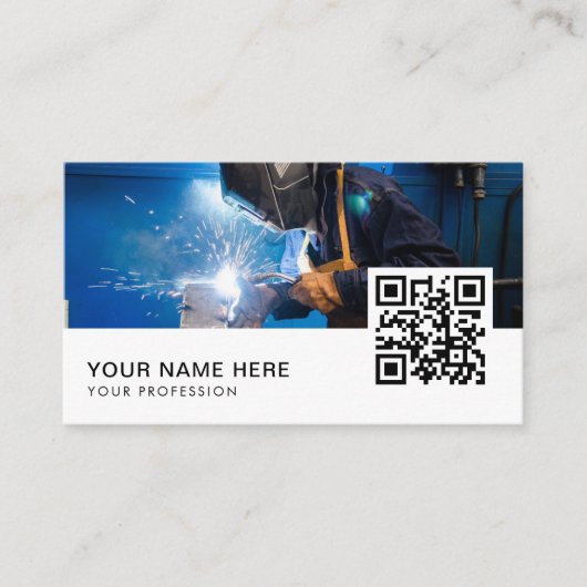lasser QR-code Visitekaartje (Voorkant)