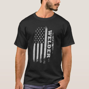 Lasser USA Amerikaanse Vlaggelassen Patriottisch T-shirt
